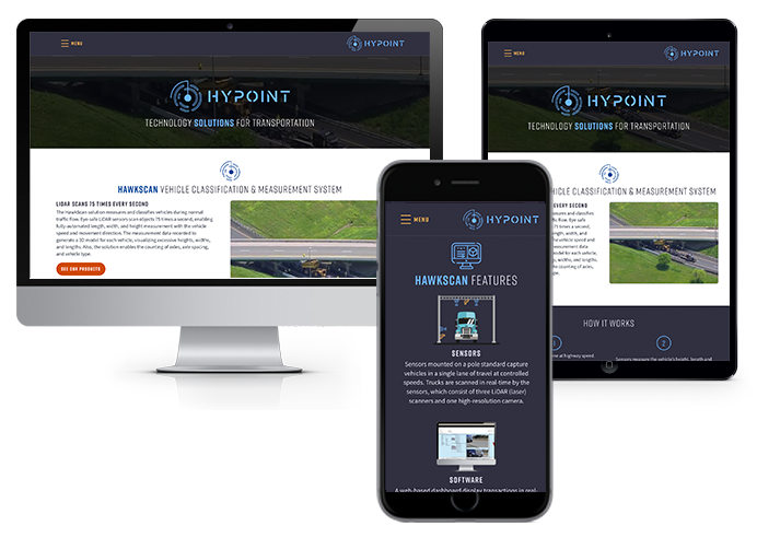 HyPoint website on various devices