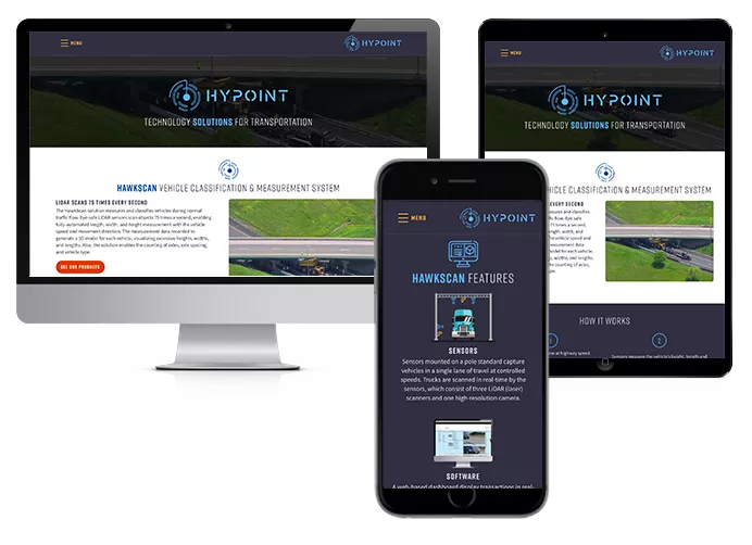 HyPoint website on various devices